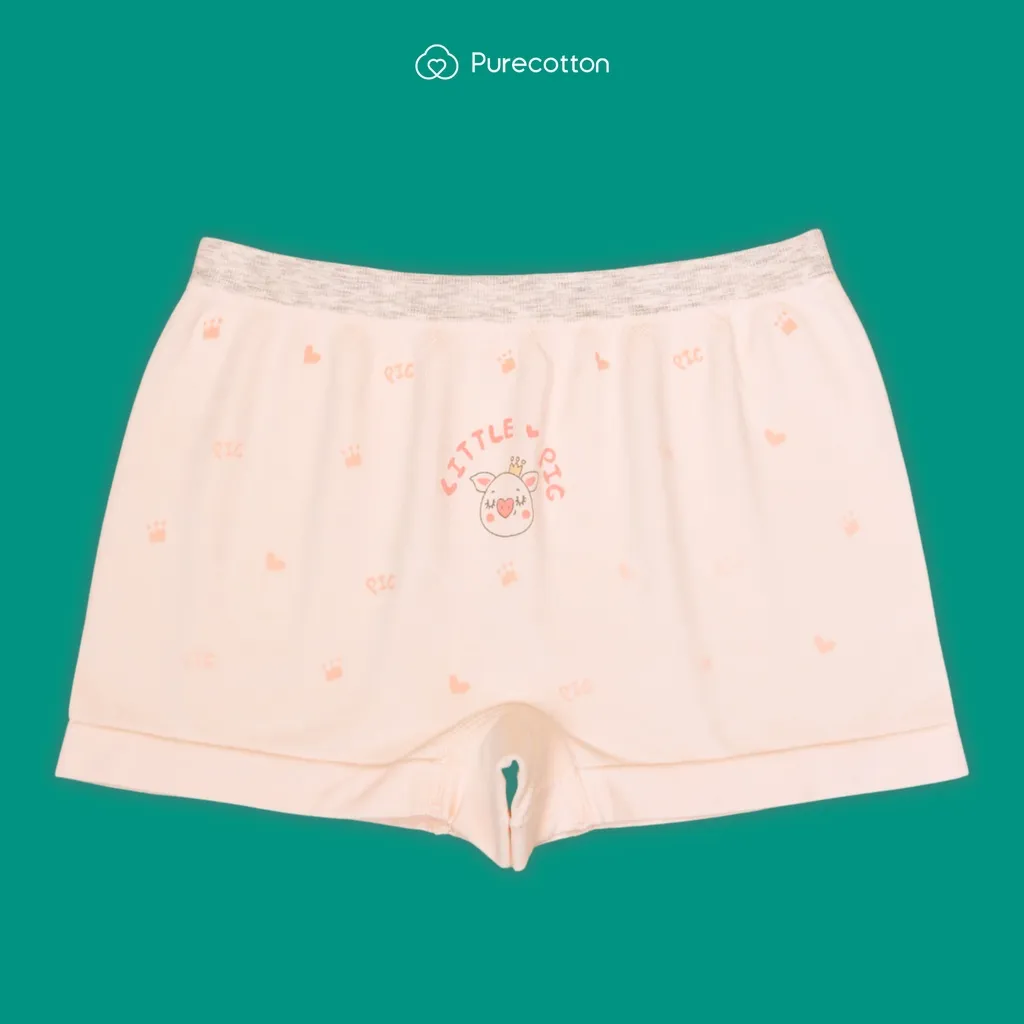 Ảnh Quần lót đùi cho bé Purecotton cảm nhiệt thông minh chất tơ tằm cao cấp Silky Shorties PC103 1