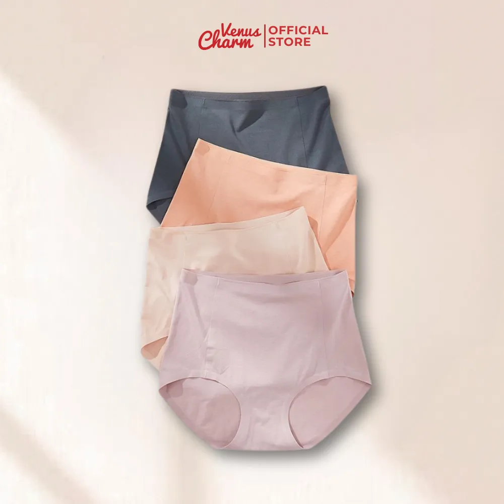 Ảnh Quần lót gen bụng không viền Venus Charm chất liệu cotton gỗ sồi mịn không đường may 08959 1