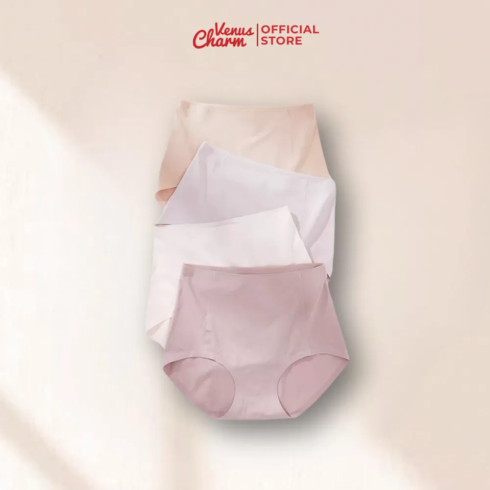 Ảnh Quần lót gen bụng không viền Venus Charm chất liệu cotton gỗ sồi mịn không đường may 08959 2