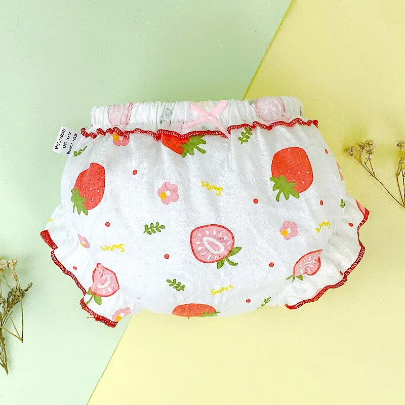 Ảnh Quần lót LUCKY BIG CAT 100% cotton xinh xắn cho bé gái 0-3 tuổi 2
