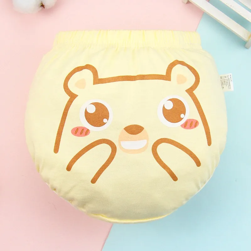 Ảnh Quần lót LUCKY BIG CAT tam giác in hình họa tiết hoạt hình tùy chọn dễ thương dành cho bé gái 2