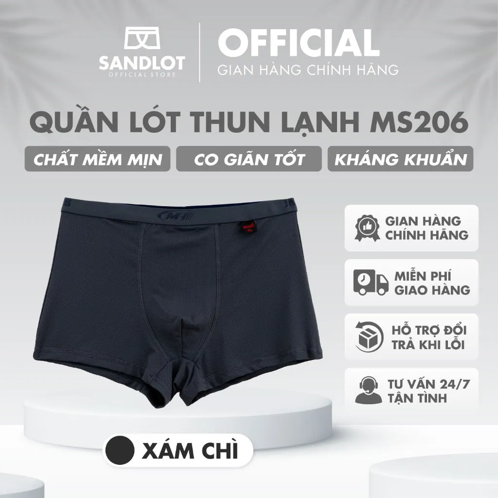 Ảnh Quần Lót Nam Boxer JACKIES Thời Trang Cao Cấp Sang Trọng,Mẫu Mã Thiết Kế Đẹp Mắt, Nhiều Size Lựa Chọn MS206 3
