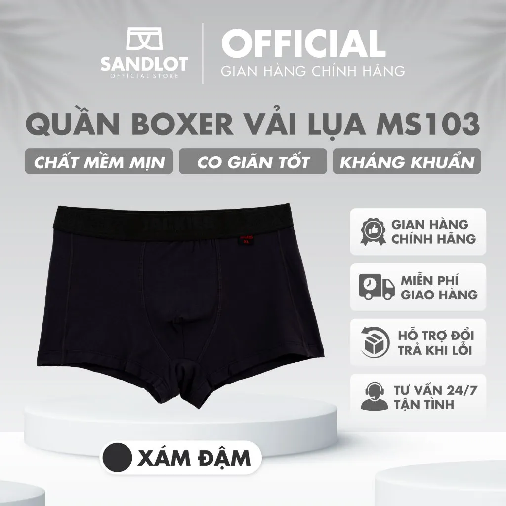 Ảnh Quần Lót Nam Boxer Jackies Thời Trang Ôm Dáng Chuẩn Form, Phong Cách Chuẩn Hàn Quốc MS103 4