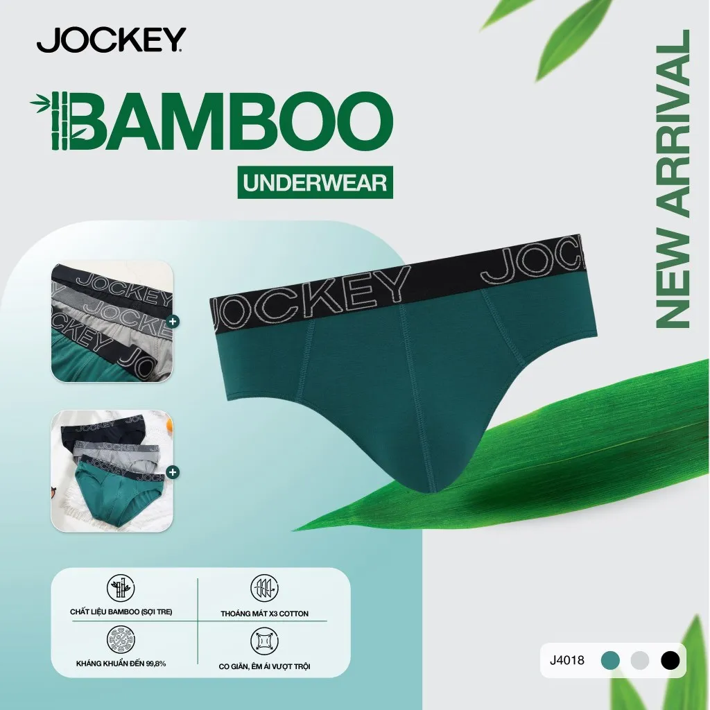 Ảnh Quần lót Nam Brief Jockey chất liệu Bamboo - J4017 1