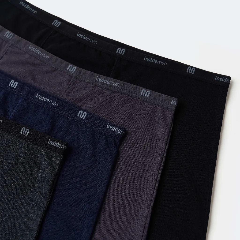 Ảnh Quần lót nam dáng boxer chất liệu cotton mềm mịn thấm hút tốt, an toàn cho da - IBX009 1