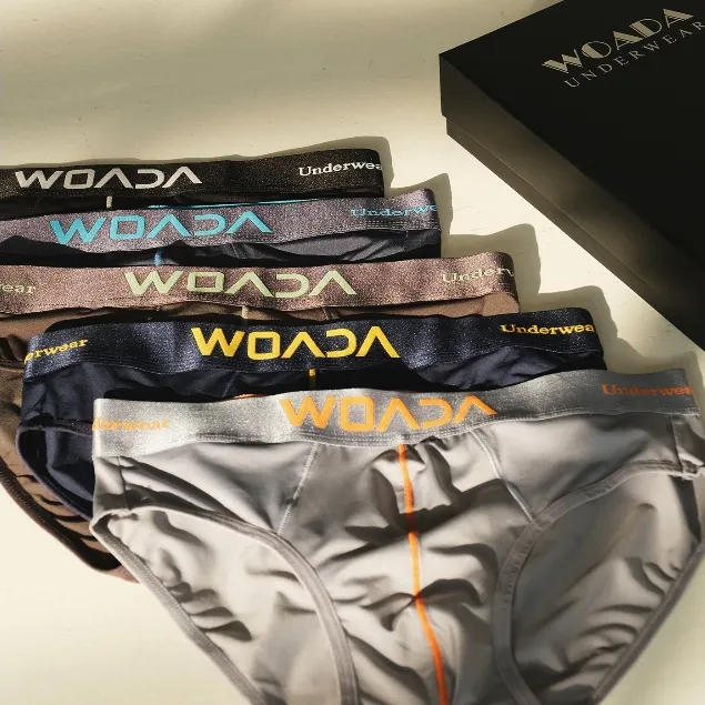 Ảnh Quần Lót Nam Dáng Brief Chất Liệu Thun Lạnh 4 Chiều Cao Cấp Thương Hiệu WOADA LK130 3