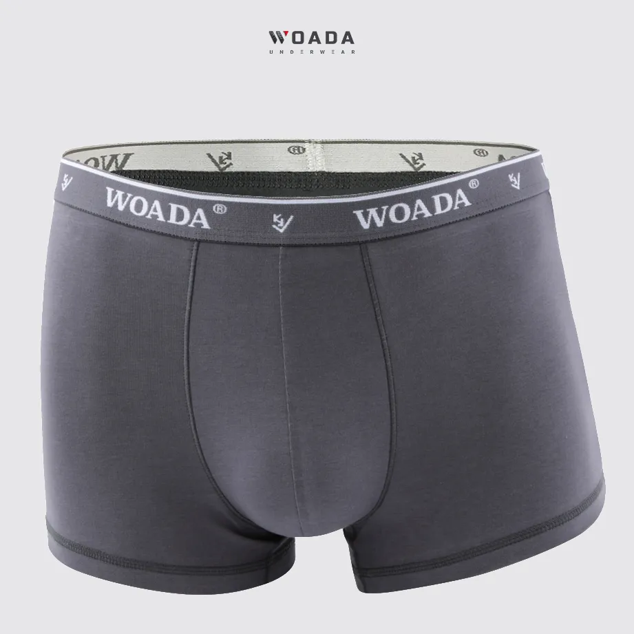 Ảnh Quần Lót Nam Dáng Trunk Chất Liệu Cotton Kháng Khuẩn Thương Hiệu WOADA LK020 2