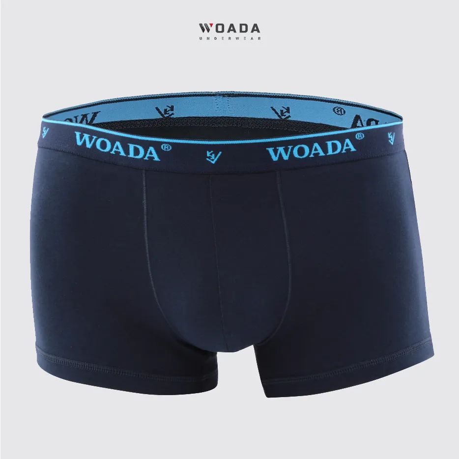 Ảnh Quần Lót Nam Dáng Trunk Chất Liệu Cotton Kháng Khuẩn Thương Hiệu WOADA LK020 3