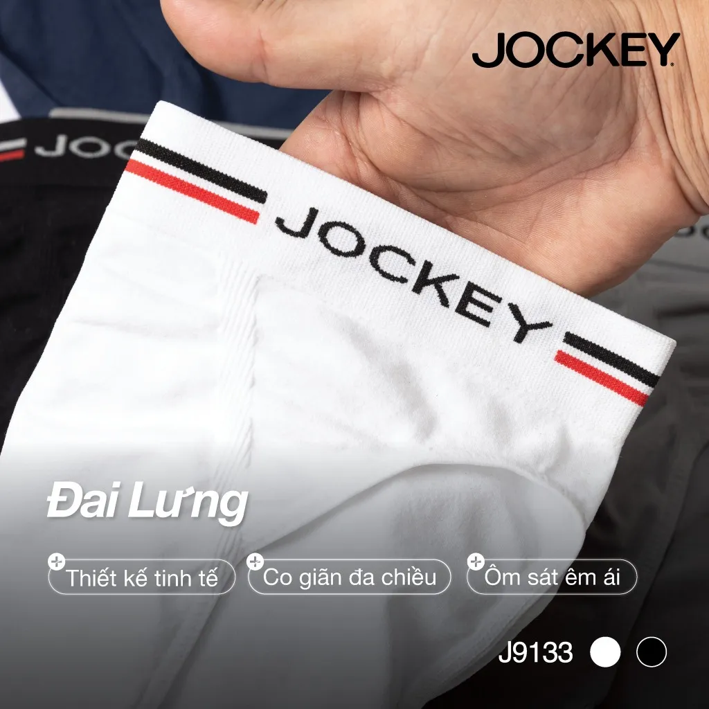 Ảnh Quần Lót Nam Jockey Tam Giác Không Đường May Seam Free Kháng Khuẩn Cao Cấp - J9133 1