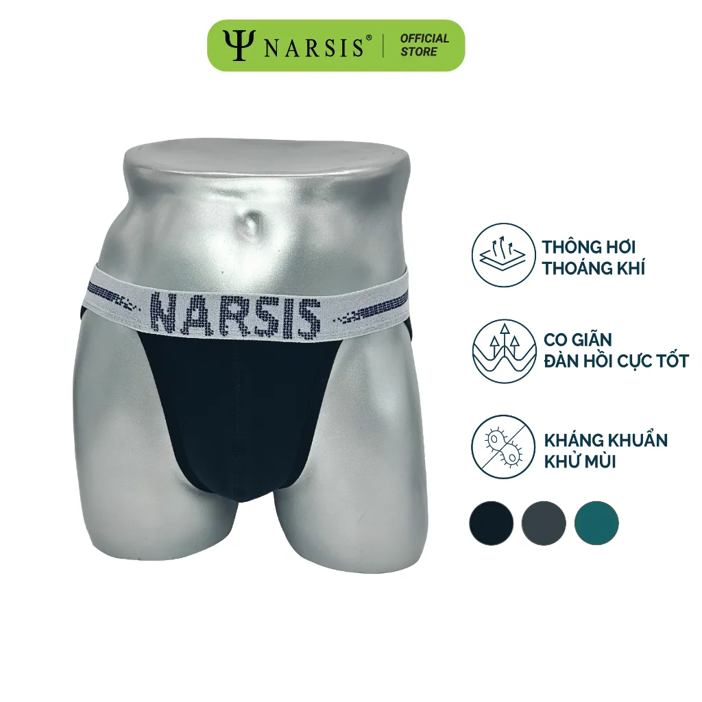Ảnh Quần Lót Nam Narsis, Co Giãn 4 Chiều, Lớp Lót Kháng Khuẩn, Thoáng Khí, Mềm Mại, Nam Tính, Trẻ Trung 1