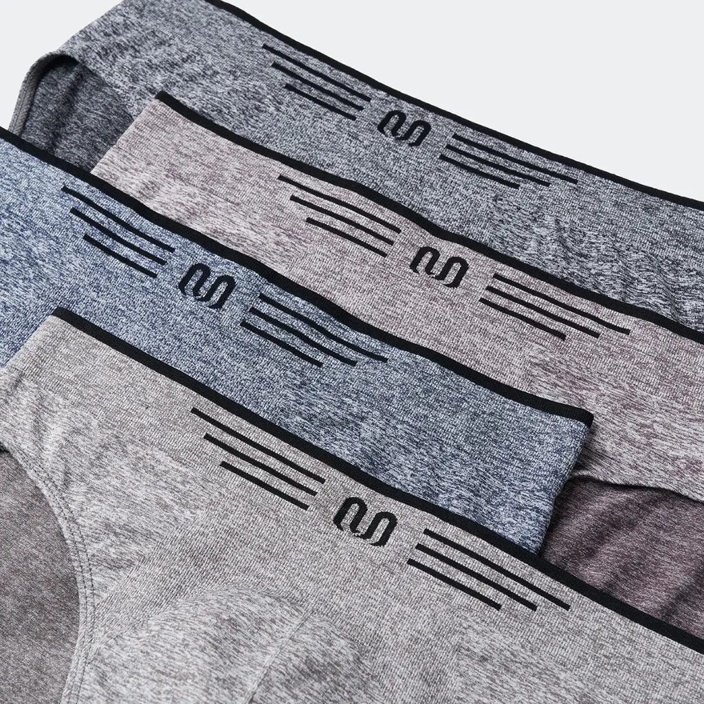 Ảnh Quần lót nam tam giác INSIDEMEN cao cấp kiểu Brief thiết kế không đường may chất liệu mềm mịn siêu thoáng IBF001 2