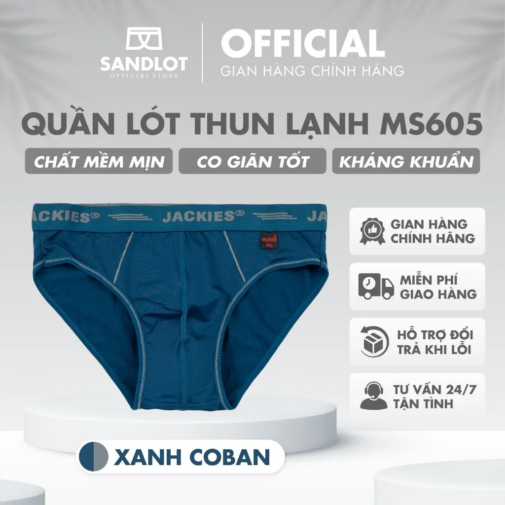 Ảnh Quần Lót Nam Tam Giác Jackies Thiết Kế Mẫu Mã Đẹp Mắt, Kiểu Dáng Tinh Tế, Hoạ Tiết Sắc Sảo, Phong Cách Trẻ Trung MS605 3