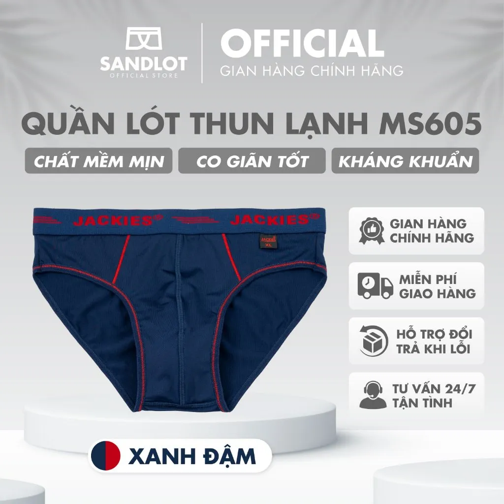 Ảnh Quần Lót Nam Tam Giác Jackies Thiết Kế Mẫu Mã Đẹp Mắt, Kiểu Dáng Tinh Tế, Hoạ Tiết Sắc Sảo, Phong Cách Trẻ Trung MS605 4