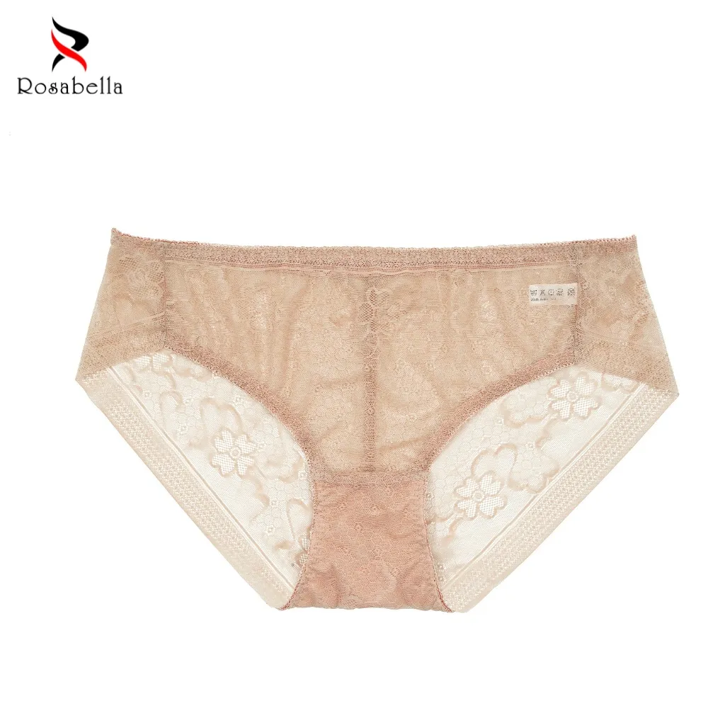 Ảnh Quần Lót Nữ Phối Ren ROSABELLA Chất Liệu Cao Cấp Không Kích Ứng Thiết Kế Cạp Trung Ôm Mông RS26 4