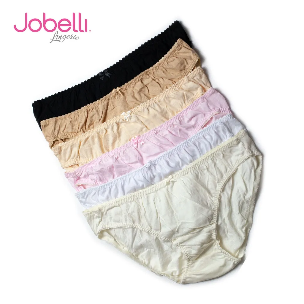 Ảnh Quần lót nữ vải cotton thấm hút mồ hôi tốt, thoáng mát size lớn 2XL Jobelli [Combo 3] 1314 1
