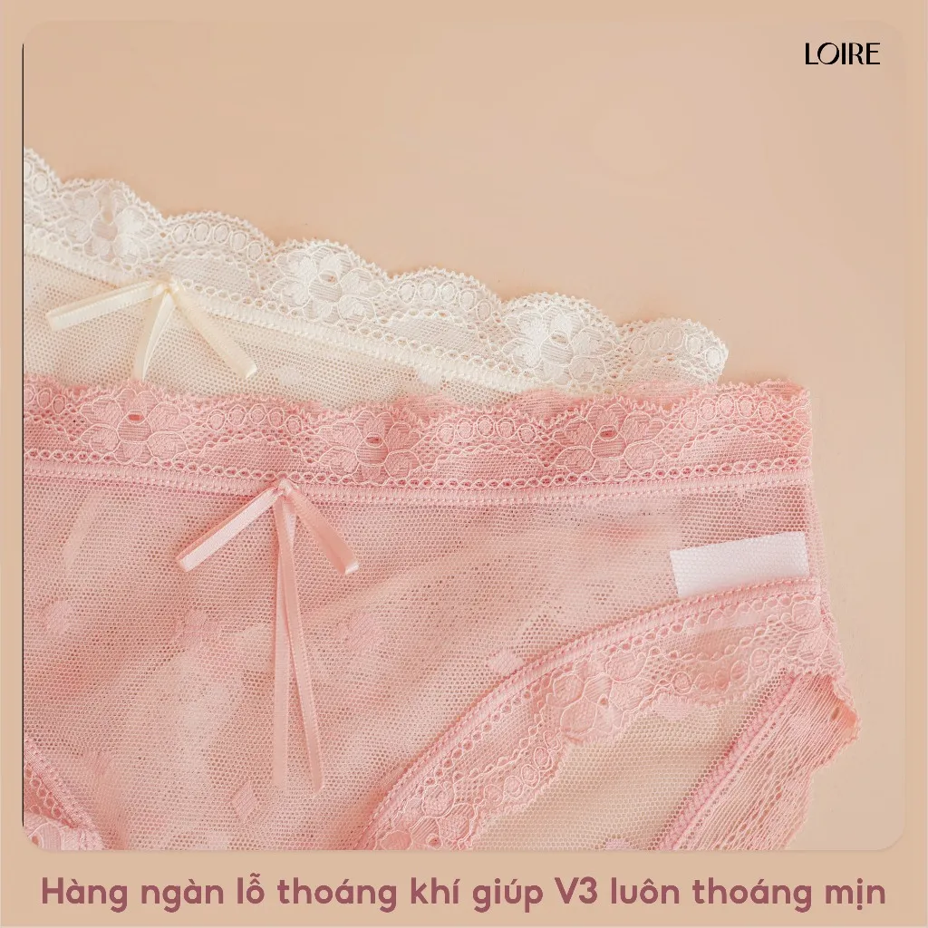 Ảnh Quần Lót Ren Lưới Mềm Nhẹ Thoáng Khí QLBK116 3