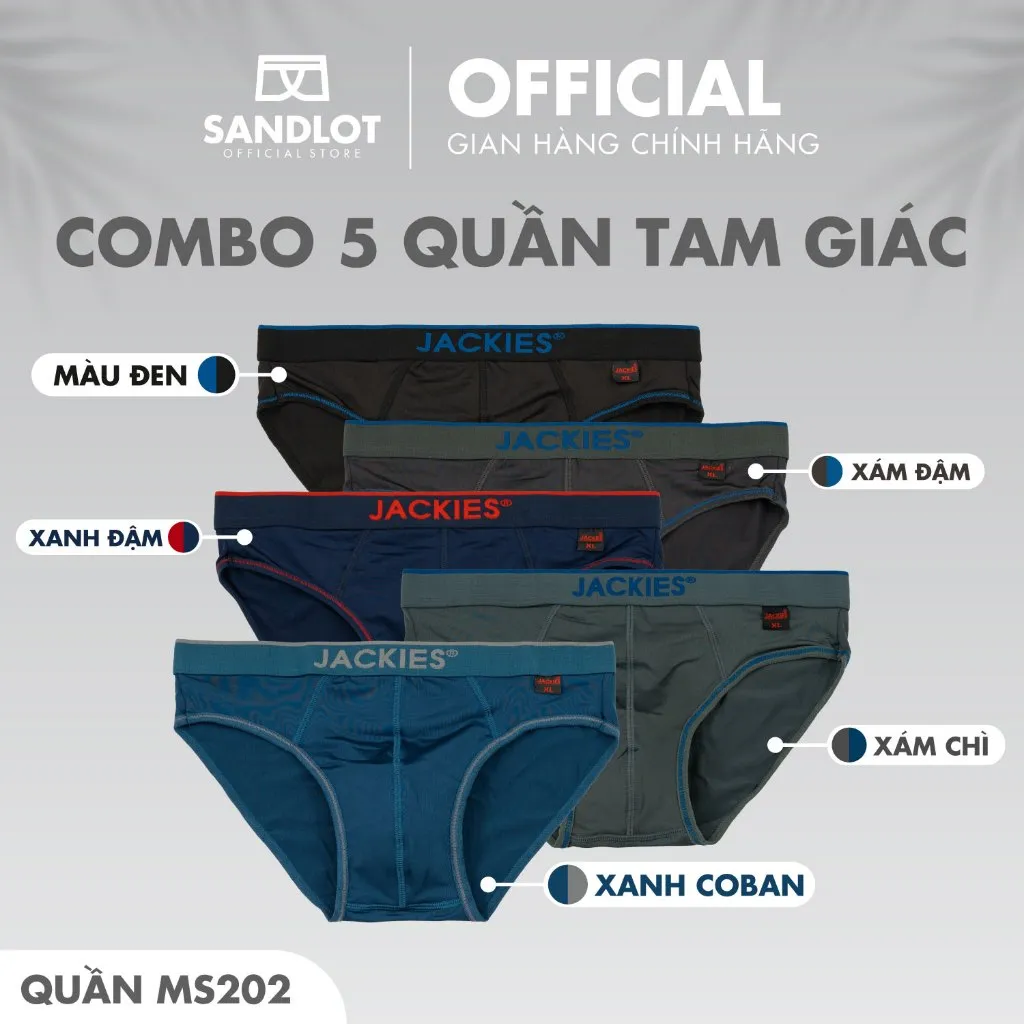 Ảnh Quần Lót Tam Giác Nam Jackies 202 Thời Trang Cao Cấp, Nhiều Màu Lựa Chọn, Phong Cách Chuẩn Xịn 1