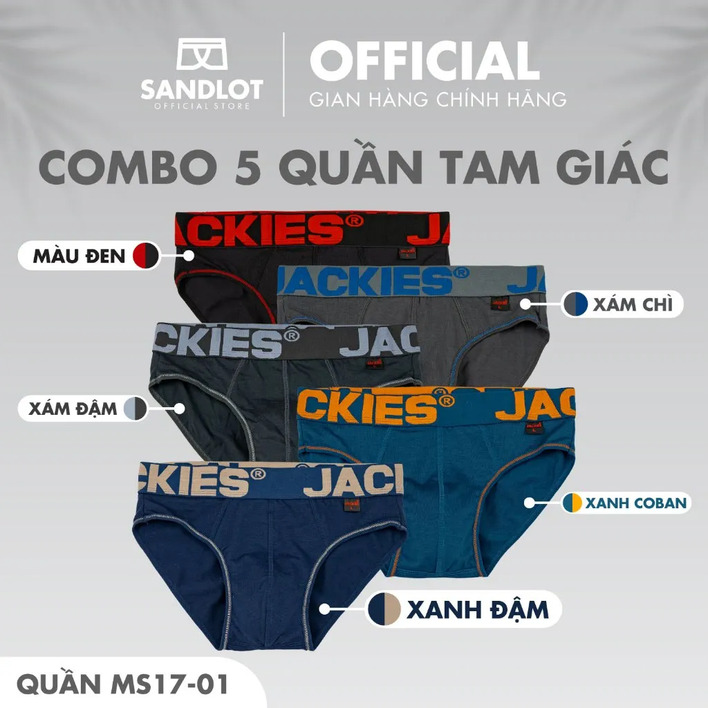 Ảnh Quần Lót Tam Giác Nam Jackies Cao Cấp, Thiết Kế Form Dáng Thon Gọn, Trẻ Trung, Nhiều Size MS333 1