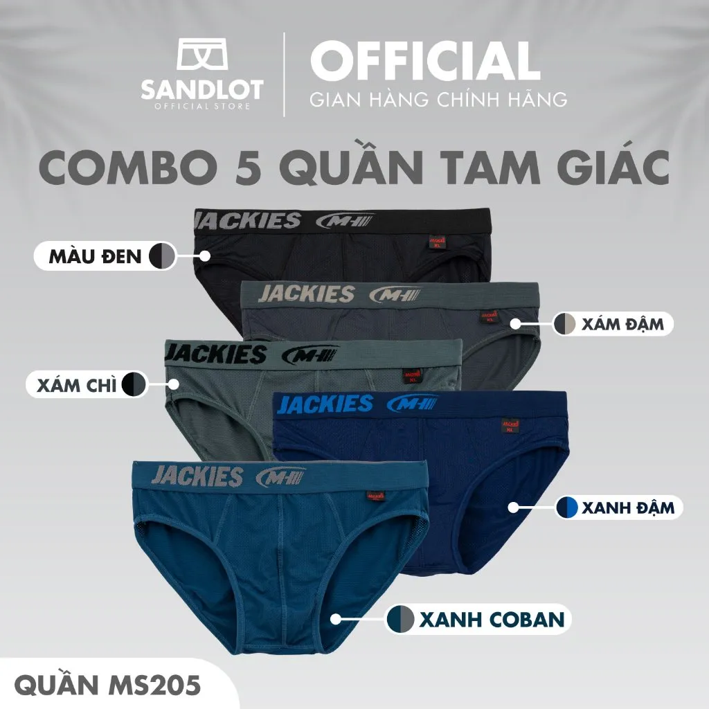 Ảnh Quần Lót Tam Giác Nam JACKIES Cao Cấp, Chất Lạnh Lưới, Đường May Chắc Chắn, Thiết Kế Độc Quyền MS205 1