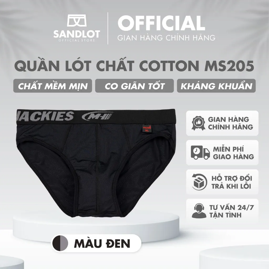 Ảnh Quần Lót Tam Giác Nam JACKIES Cao Cấp, Chất Lạnh Lưới, Đường May Chắc Chắn, Thiết Kế Độc Quyền MS205 2