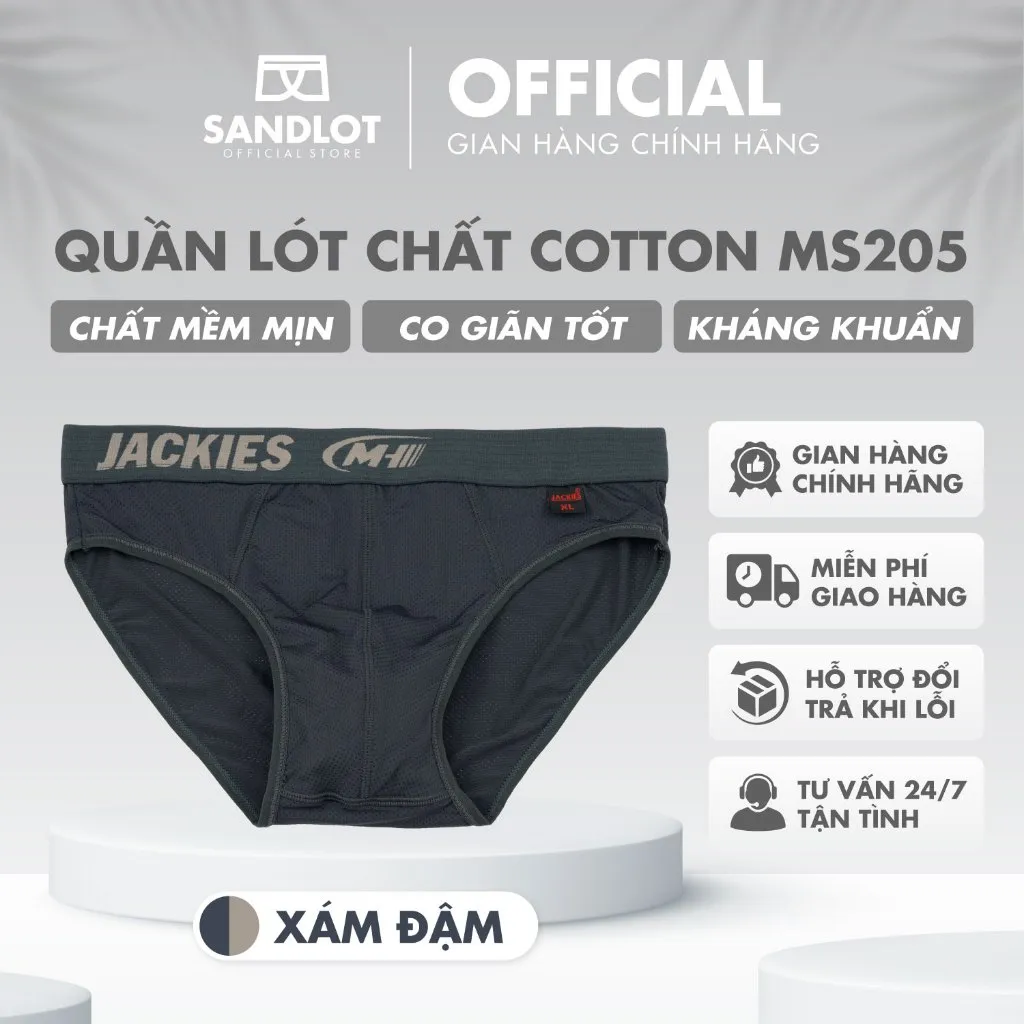 Ảnh Quần Lót Tam Giác Nam JACKIES Cao Cấp, Chất Lạnh Lưới, Đường May Chắc Chắn, Thiết Kế Độc Quyền MS205 4