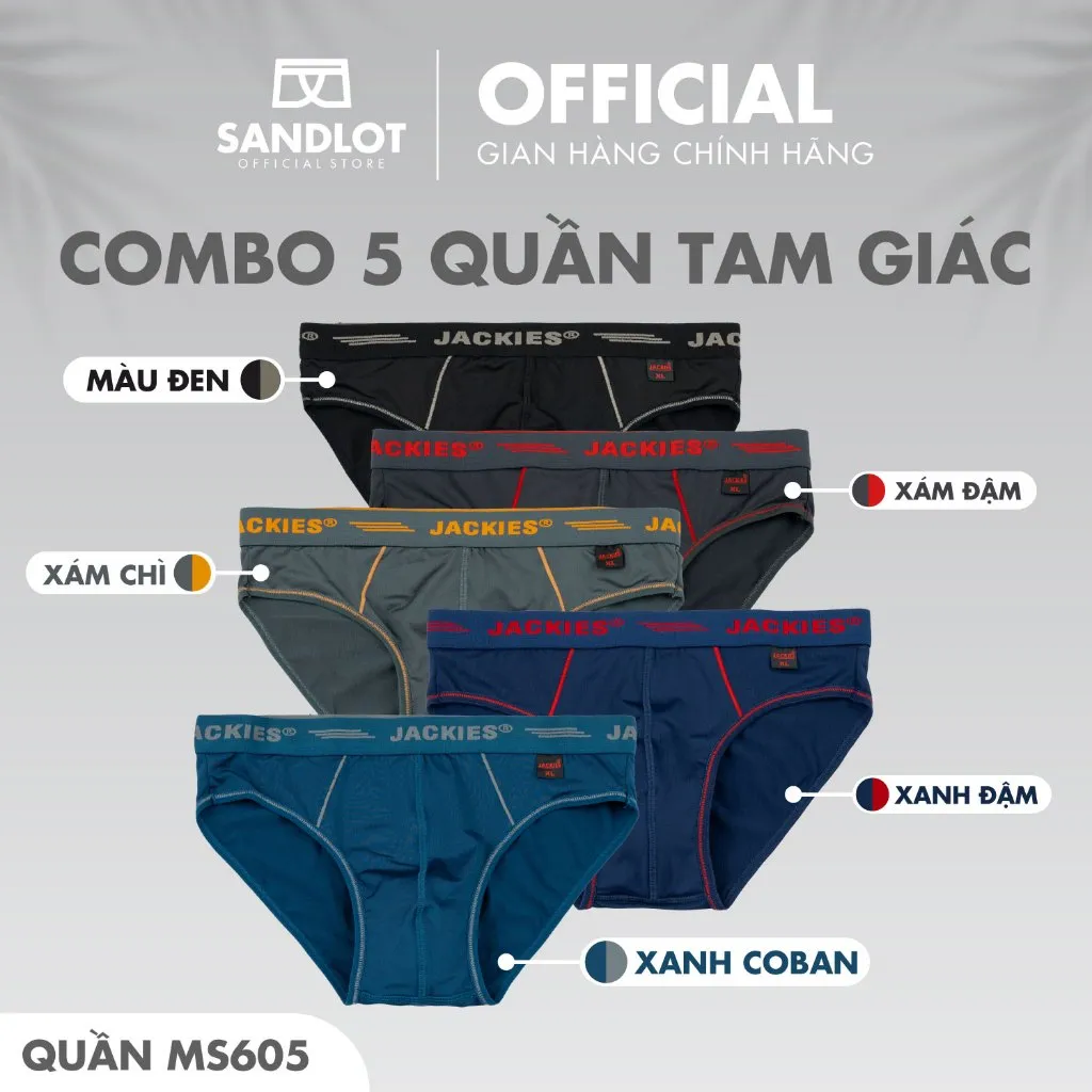 Ảnh Quần Lót Tam Giác Nam JACKIES Cao Cấp, Thời Trang Trẻ Trung, Phong Cách Hàn Quốc, Đa Dạng Màu Sắc MS605 1
