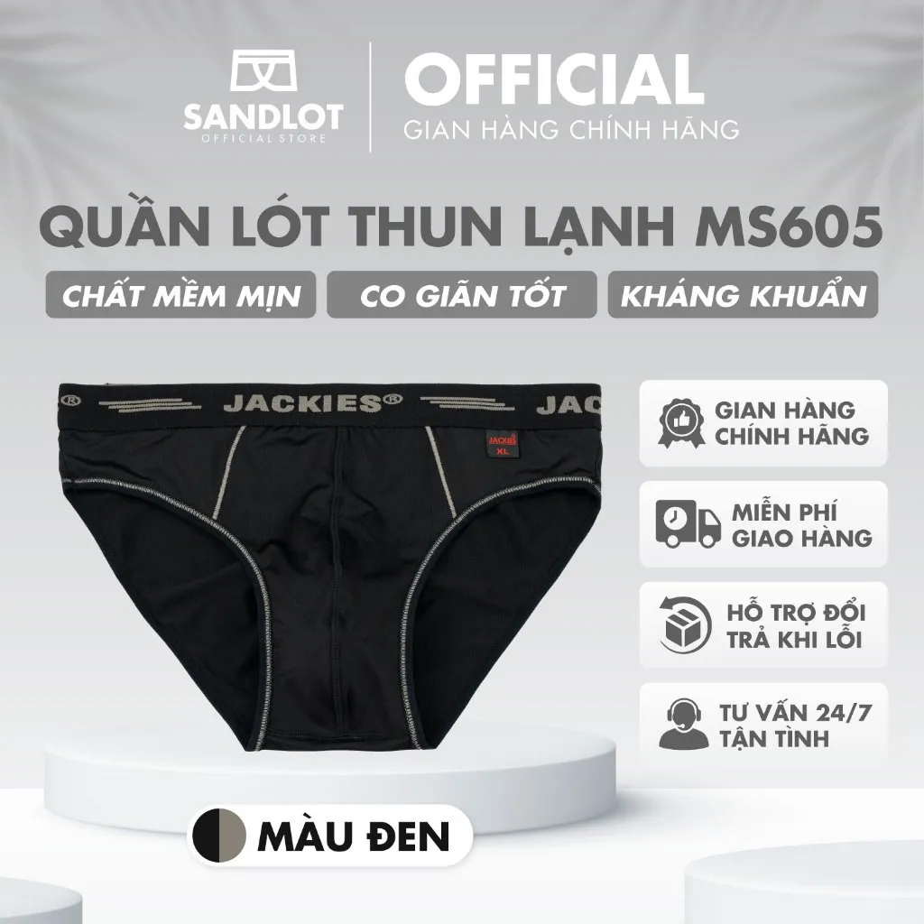 Ảnh Quần Lót Tam Giác Nam JACKIES Cao Cấp, Thời Trang Trẻ Trung, Phong Cách Hàn Quốc, Đa Dạng Màu Sắc MS605 2