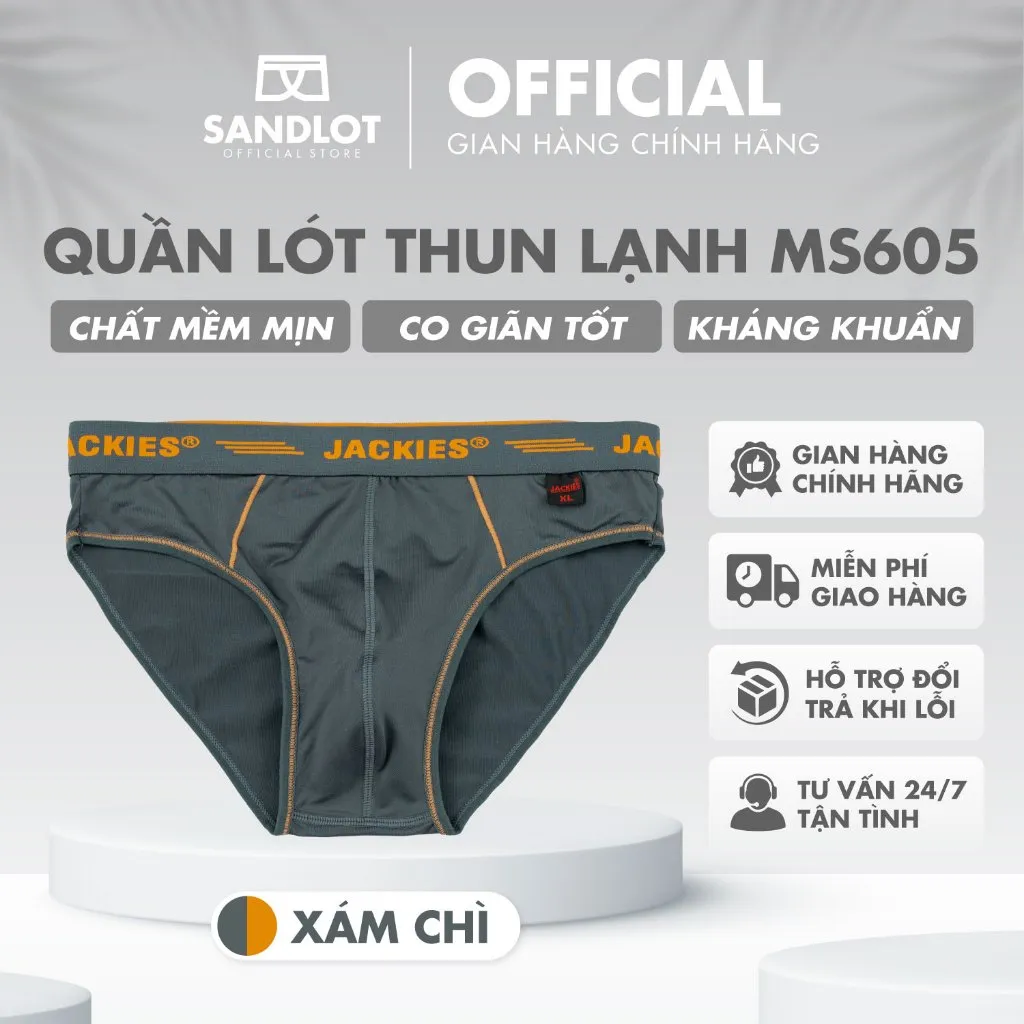 Ảnh Quần Lót Tam Giác Nam JACKIES Cao Cấp, Thời Trang Trẻ Trung, Phong Cách Hàn Quốc, Đa Dạng Màu Sắc MS605 3