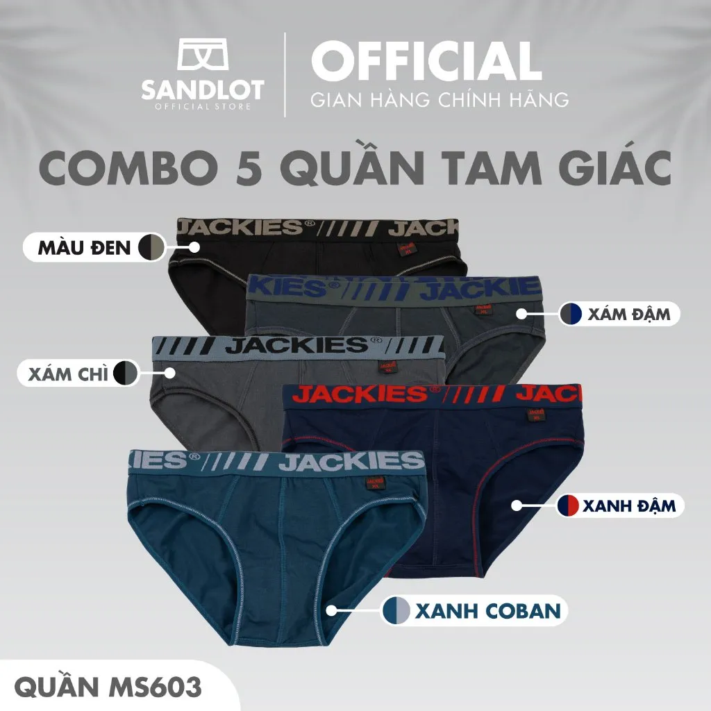 Ảnh Quần Lót Tam Giác Nam Jackies Cao Cấp, Hoạ Tiết Tinh Tế, Bắt Mắt, Ôm Dáng Chuẩn, Phong Cách Trẻ Trung MS603 1