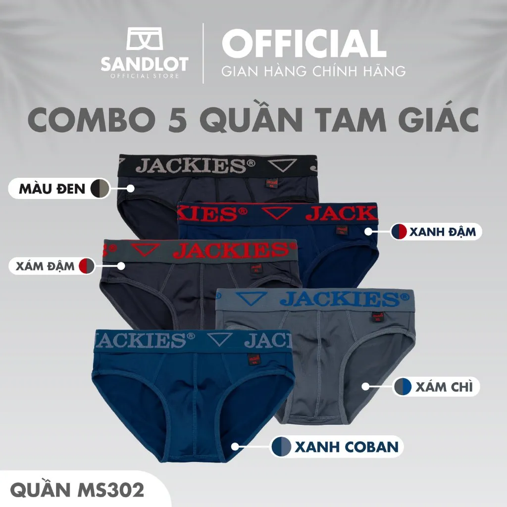 Ảnh Quần Lót Tam Giác Nam JACKIES Thời Trang Cao Cấp Hiện Đại, Chất Vải Mềm Mịn, Thông Thoáng MS302 1