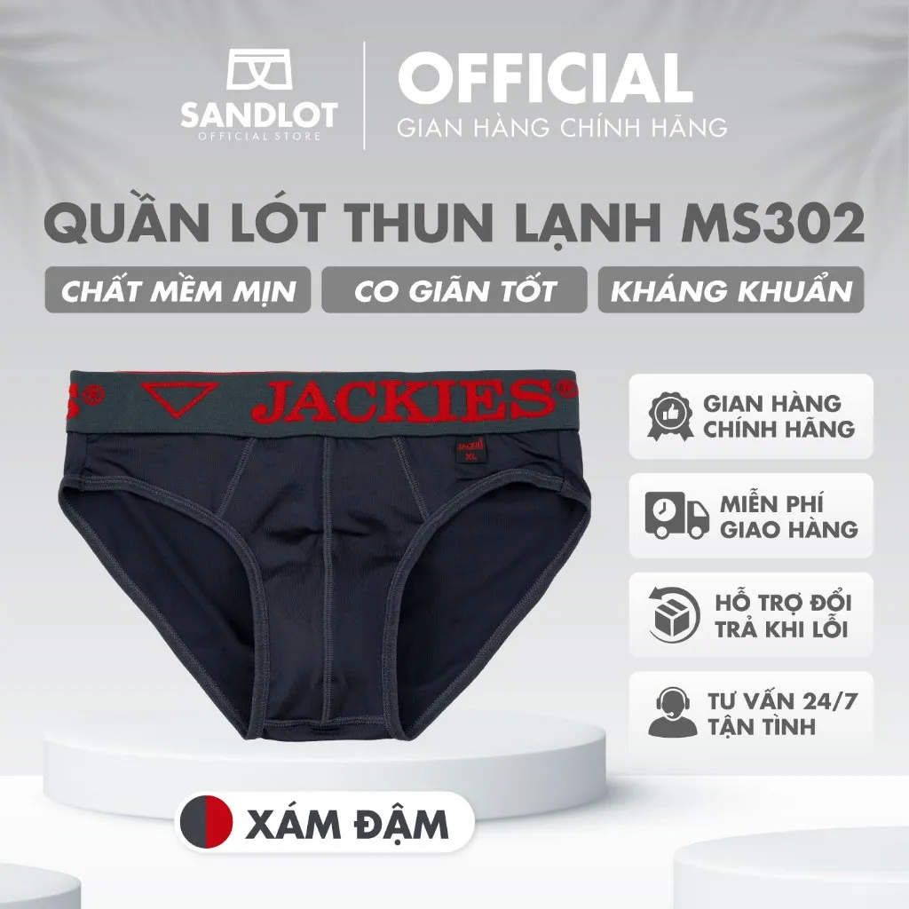 Ảnh Quần Lót Tam Giác Nam JACKIES Thời Trang Cao Cấp Hiện Đại, Chất Vải Mềm Mịn, Thông Thoáng MS302 3