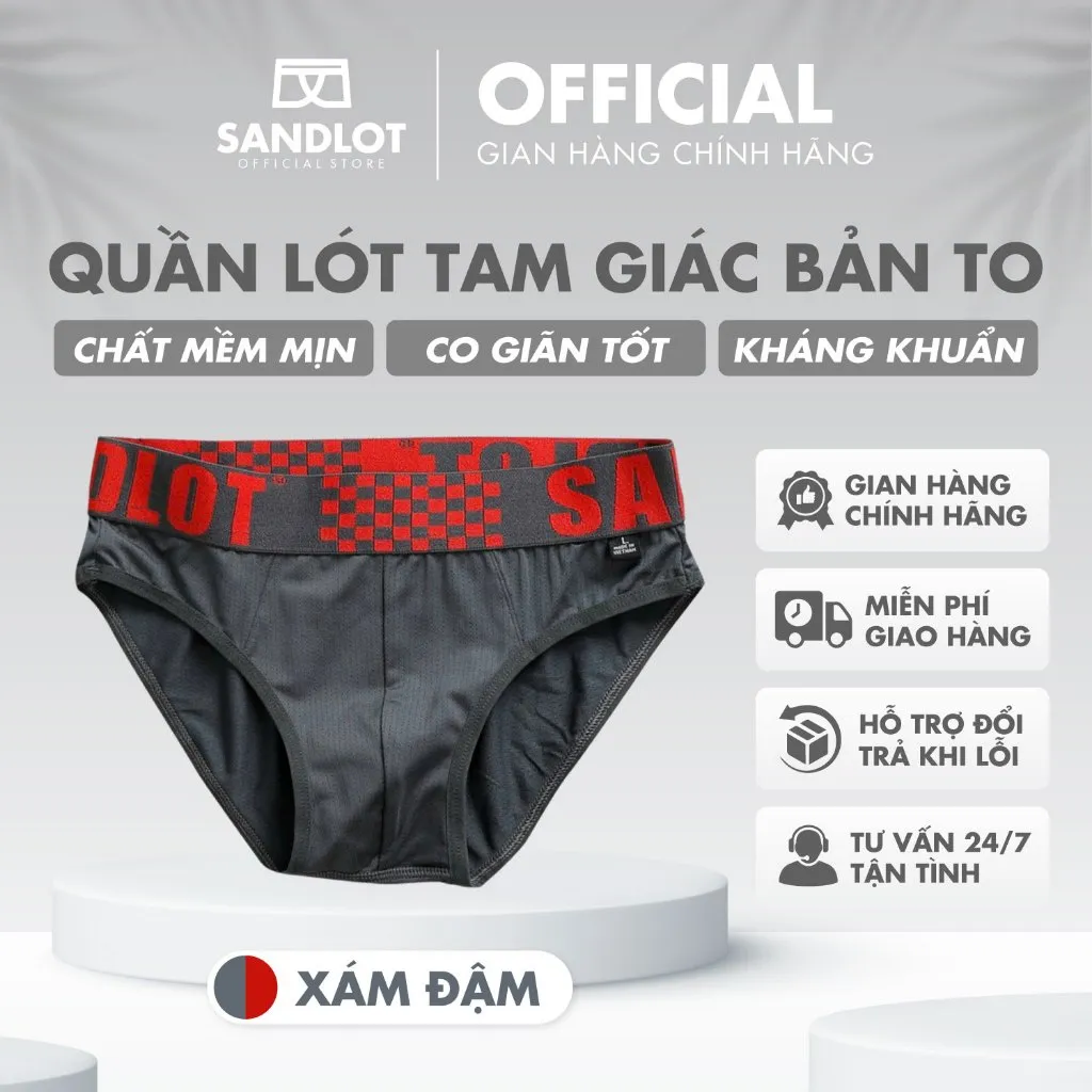 Ảnh Quần Lót Tam Giác Nam SANDLOT Cao Cấp, Thiết Kế Kiểu Dáng Độc Quyền, Đa Dạng Màu Sắc, Phong Cách Trẻ Trung C01 1