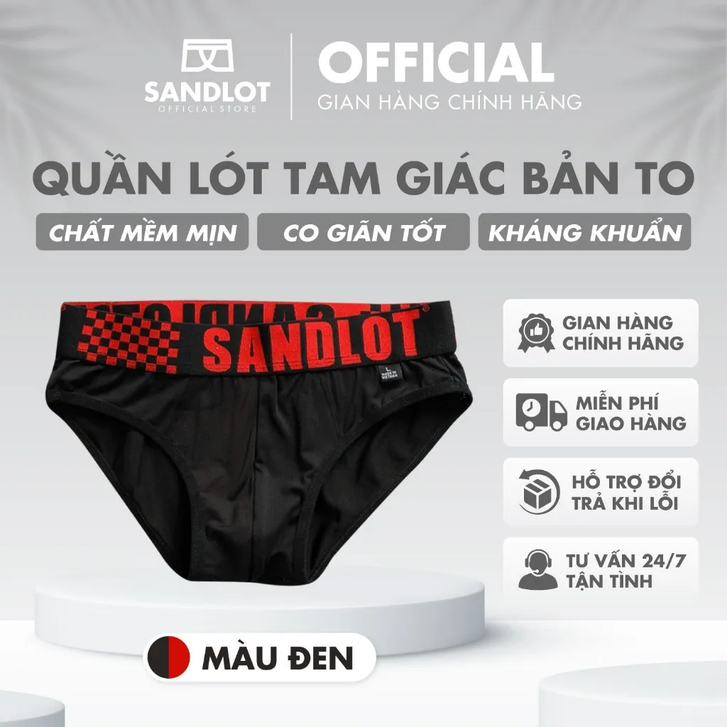 Ảnh Quần Lót Tam Giác Nam SANDLOT Cao Cấp, Thiết Kế Kiểu Dáng Độc Quyền, Đa Dạng Màu Sắc, Phong Cách Trẻ Trung C01 4