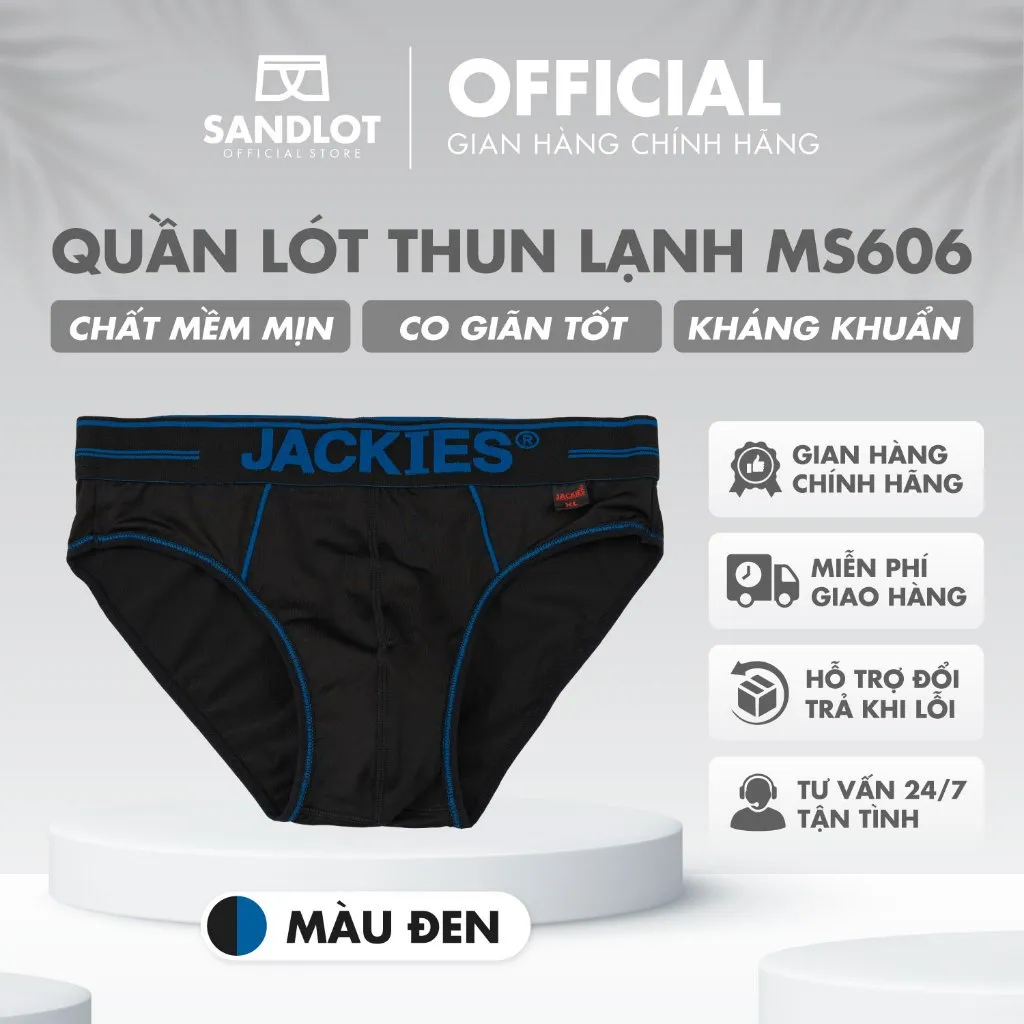 Ảnh Quần Lót Tam Giác Thời Trang Nam Jackies Cao Cấp, Thiết Kế Trẻ Trung, Form Dáng Chuẩn Hàn MS606 2
