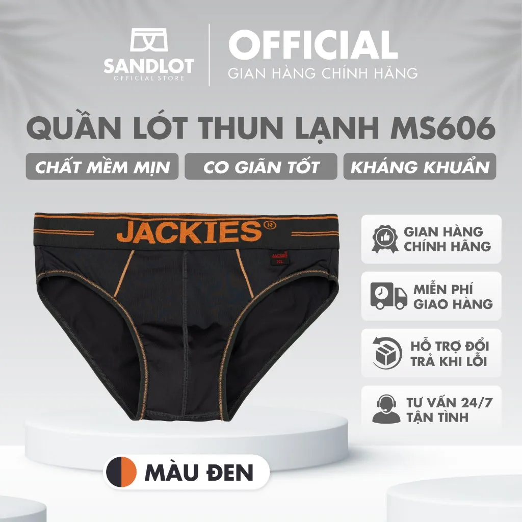 Ảnh Quần Lót Tam Giác Thời Trang Nam Jackies Cao Cấp, Thiết Kế Trẻ Trung, Form Dáng Chuẩn Hàn MS606 3