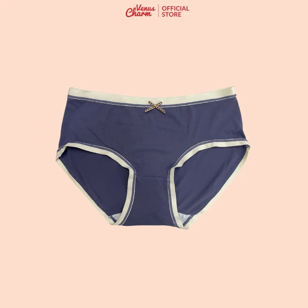 Ảnh Quần lót trơn chất liệu thun lạnh mềm mịn co giãn ôm mông cho nữ Venus Charm 6979 3