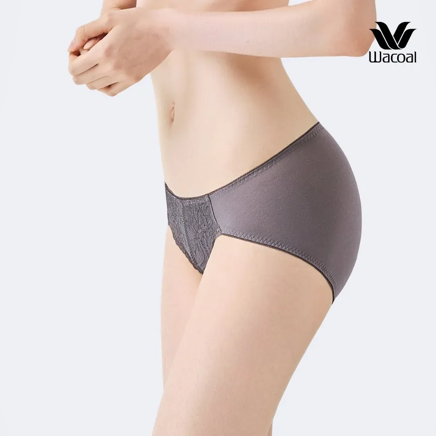 Ảnh Quần lót Wacoal IHS6506 thun mát đáy cotton full mông ren mặt trước - HS6506 1