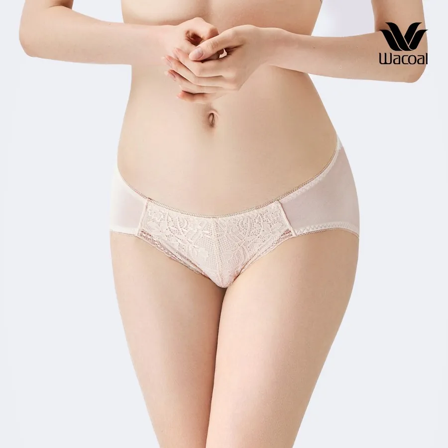 Ảnh Quần lót Wacoal IHS6506 thun mát đáy cotton full mông ren mặt trước - HS6506 3