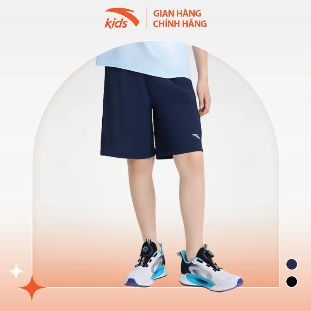 Ảnh Quần Lửng Thể Thao Bé Trai Anta Kids Running  có tính chống thấm hút mồ hôi tốt, thông thoáng 3524B5520 1