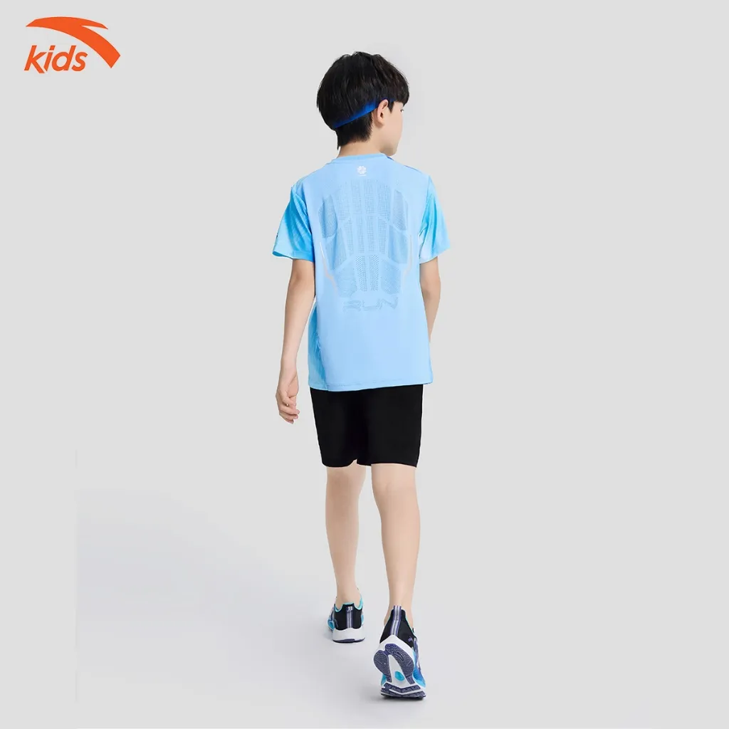 Ảnh Quần Lửng Thể Thao Bé Trai Anta Kids Running  có tính chống thấm hút mồ hôi tốt, thông thoáng 3524B5520 2