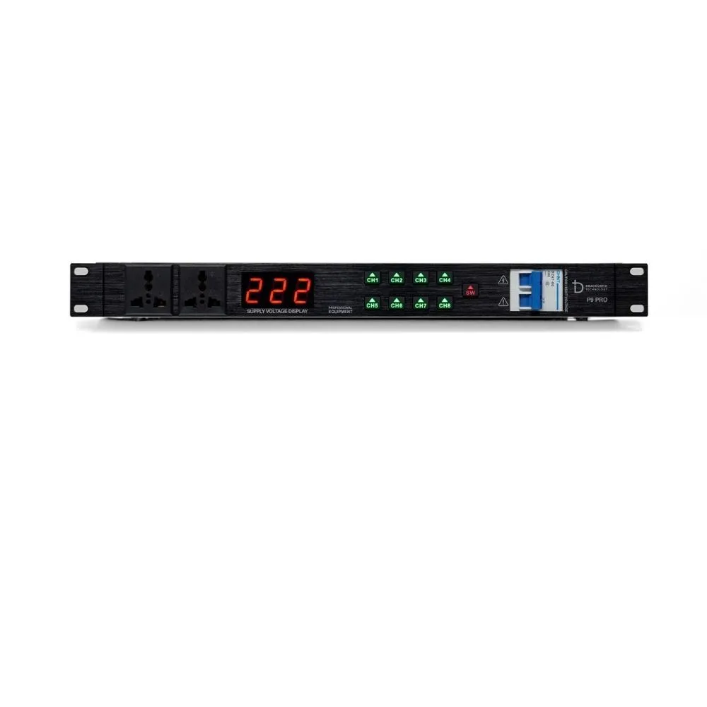 Ảnh Quản lý ng.uồn DBAcoustic P9 Pro - 8 Cổng cắm điện - 8 đèn Led - Hàng chính hãng - BH12T 3