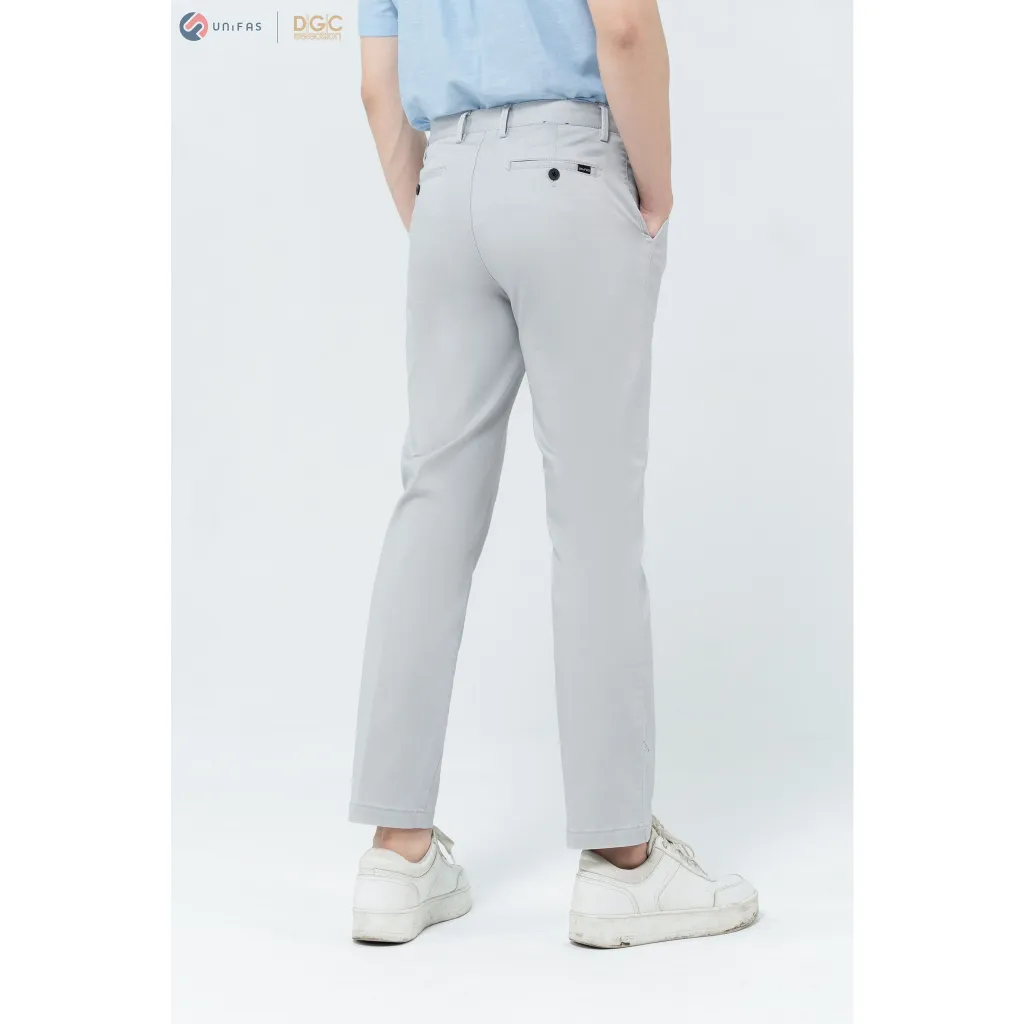 Ảnh Quần nam khaki nam không ly, dáng suông đứng dáng, phong cách trẻ chung năng động DGC - SQKBC03M 2