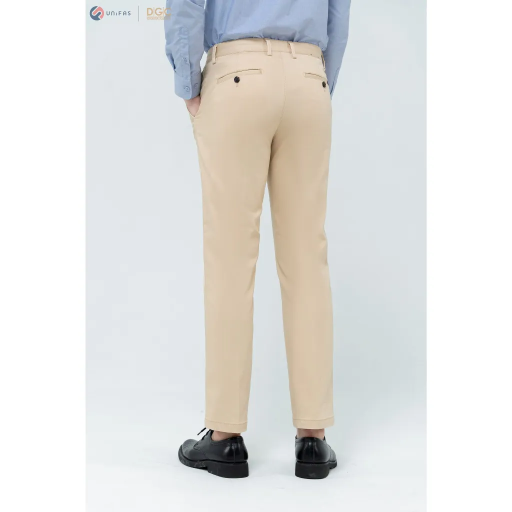 Ảnh Quần nam khaki nam không ly, dáng suông đứng dáng, phong cách trẻ chung năng động DGC - SQKBC03M 4