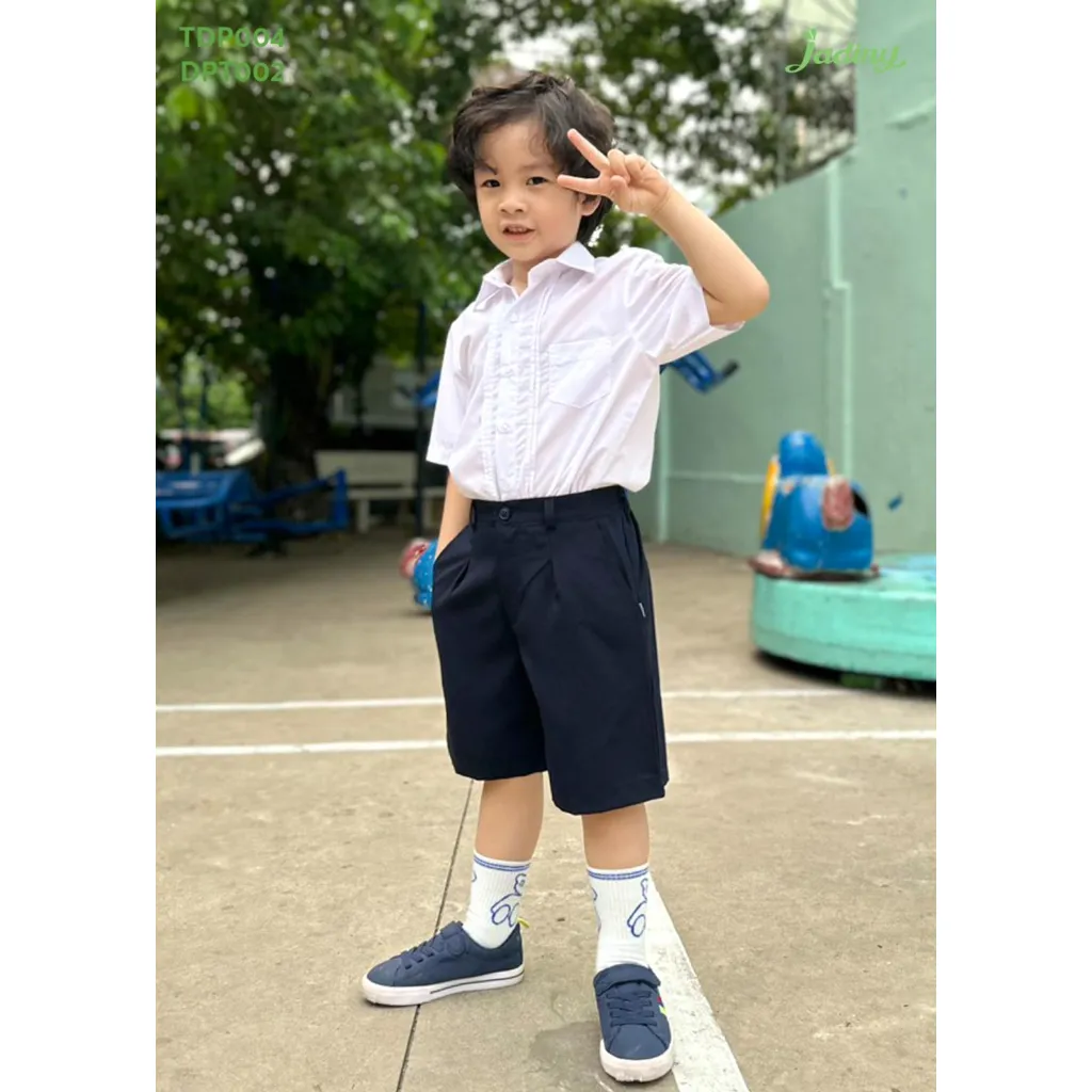 Ảnh Quần ngắn cho bé trai đi học cấp 1,2, thấm hút mồ hôi, thoải mái vận động, thoáng mát Jadiny 3