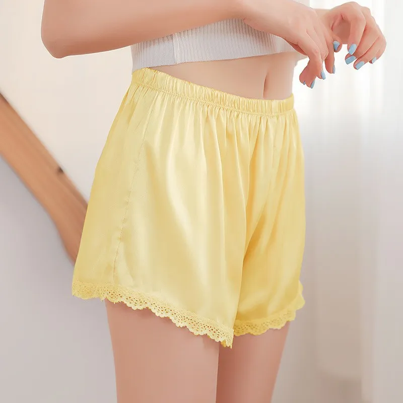 Ảnh Quần ngủ, mặc trong váy chất lụa mềm, mịn - Lụa Satin Cao Cấp - Hisexy Q02 2