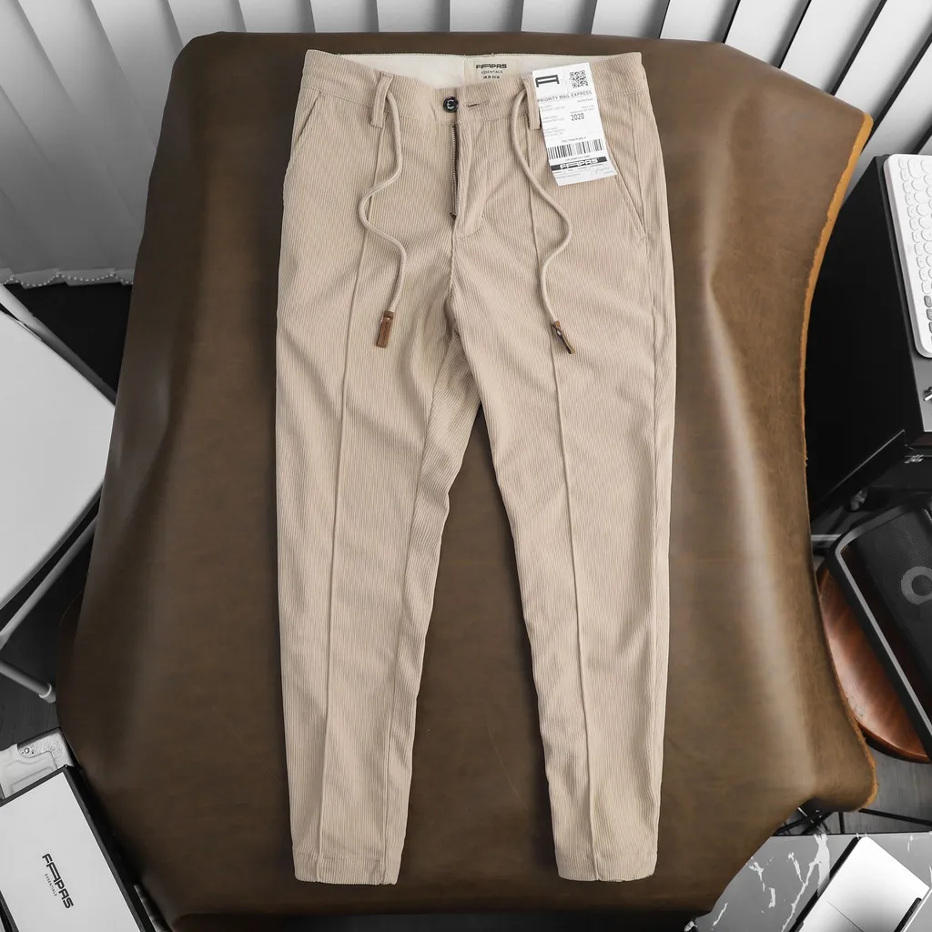 Ảnh Quần Nhung Tăm Fapas Phom Slimfit Chính Hãng Chất Lượng 1