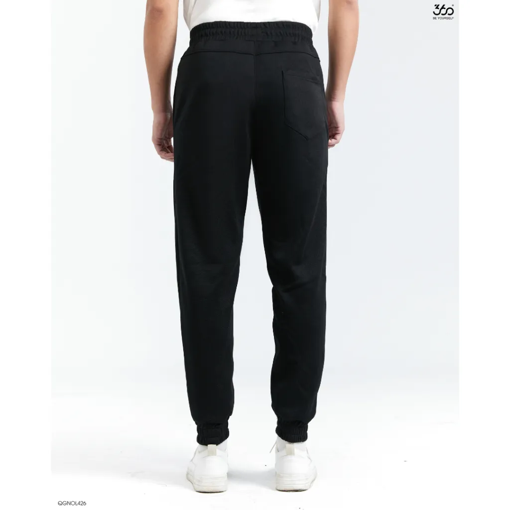 Ảnh Quần nỉ nam mùa đông jogger cạp chun dây rút 360 Boutique bộ nỉ nam thể thao thu đông chất liệu texture - QGNOL426 4