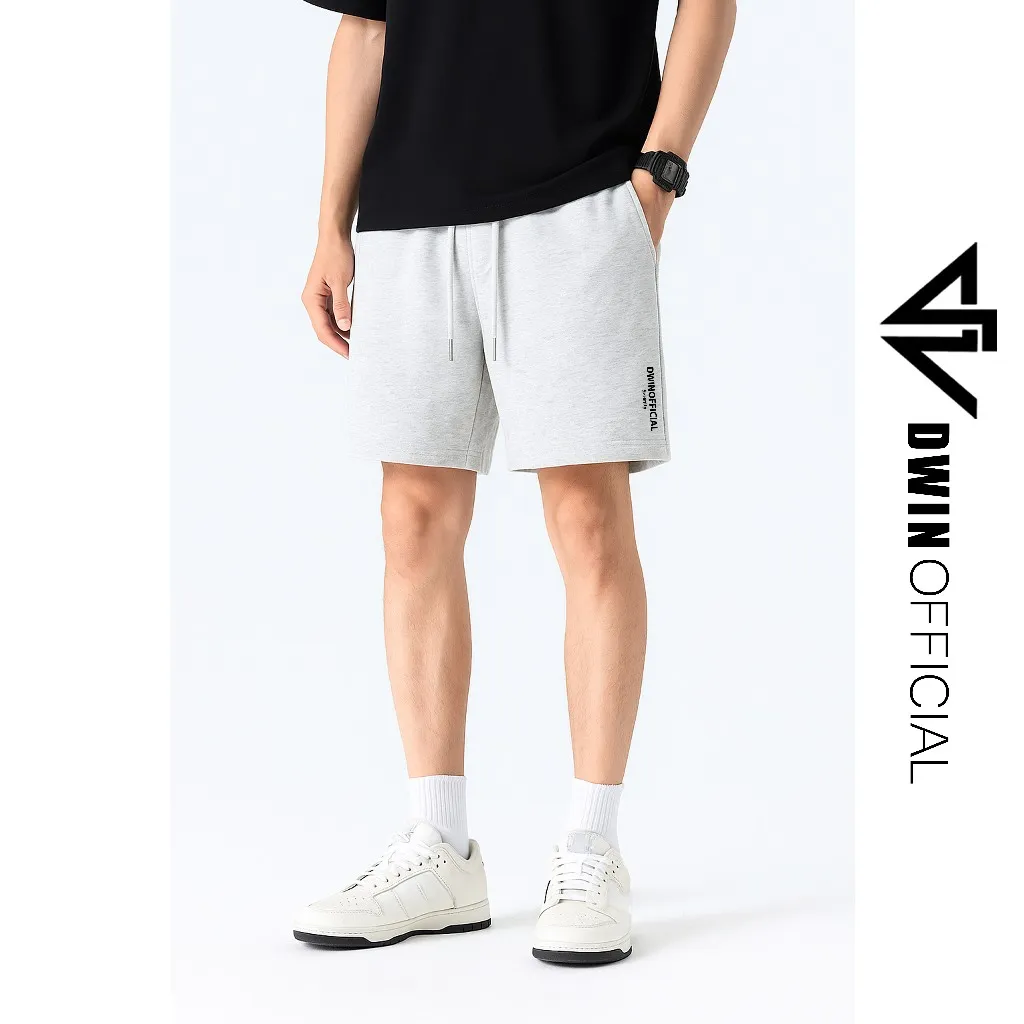 Ảnh Quần short basic DWIN Serenity unisex nam nữ local brand đùi chất nỉ ép hai da dày dặn co giãn tốt 2