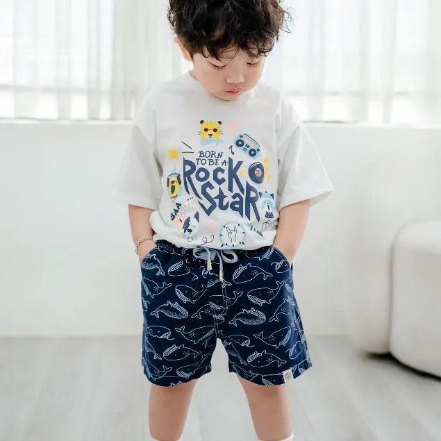 Ảnh Quần short bé trai, quần short kaki cho bé trai kiểu dáng basic từ 1- 10 tuổi Baa Baby -QU04N 4