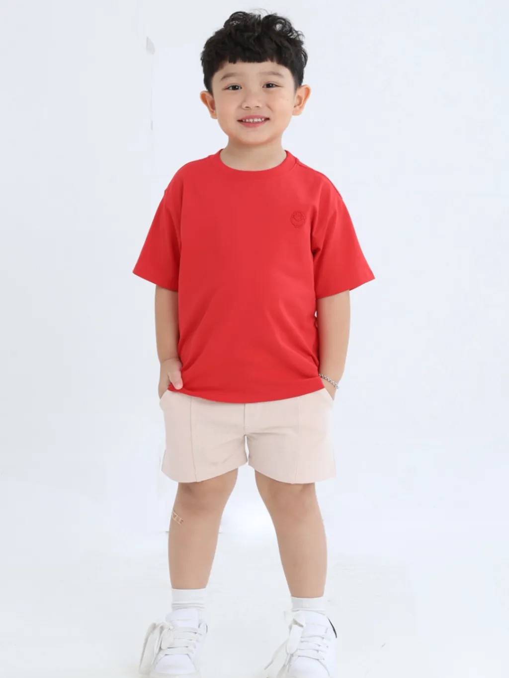 Ảnh Quần Short Bé Trai Thun Da Cá Phong Cách Mùa Hè (1-10 Tuổi) BaaBaby - QU36N 4
